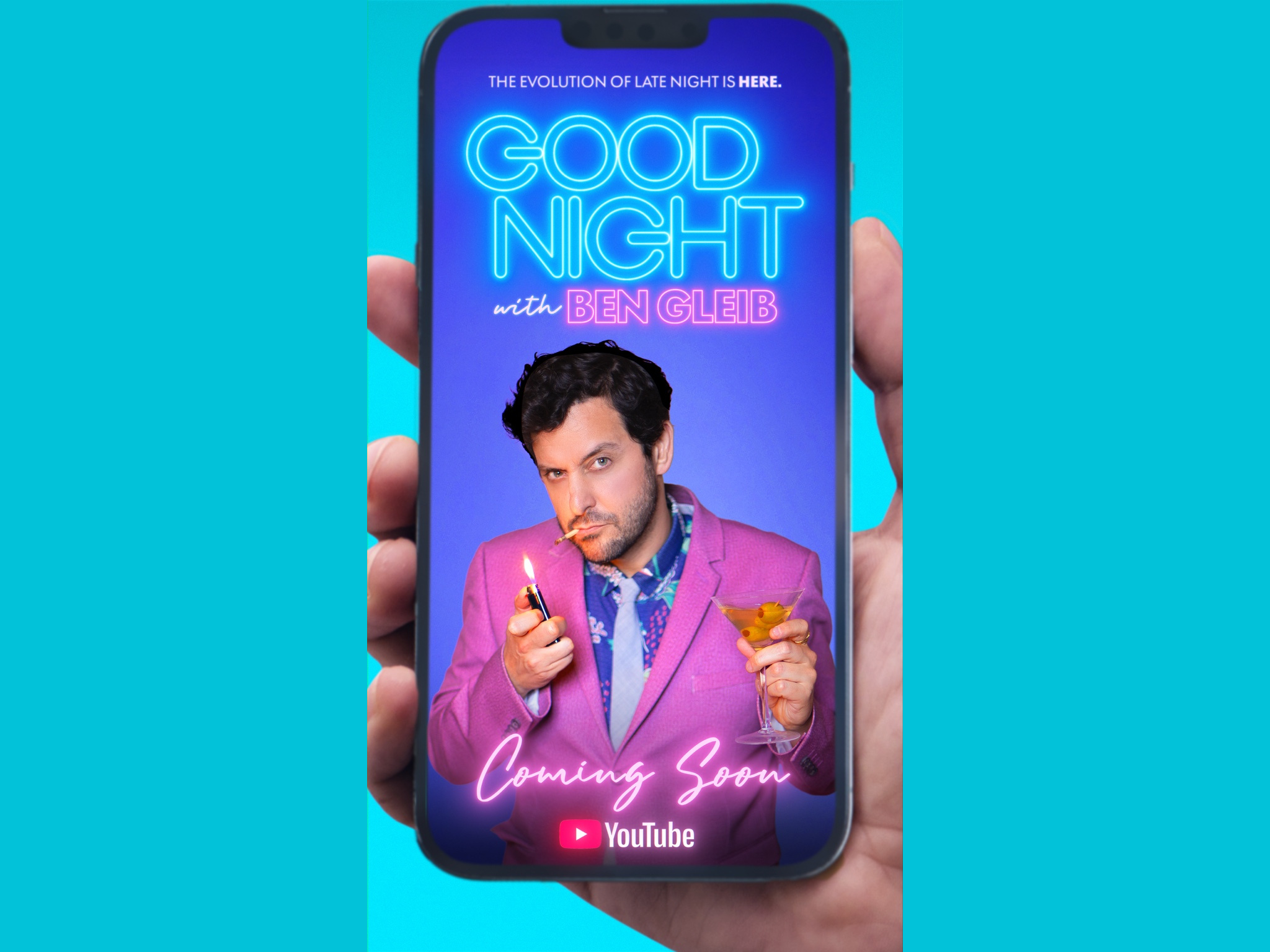 Good Night with Ben Gleib · launching May 28 on YouTube